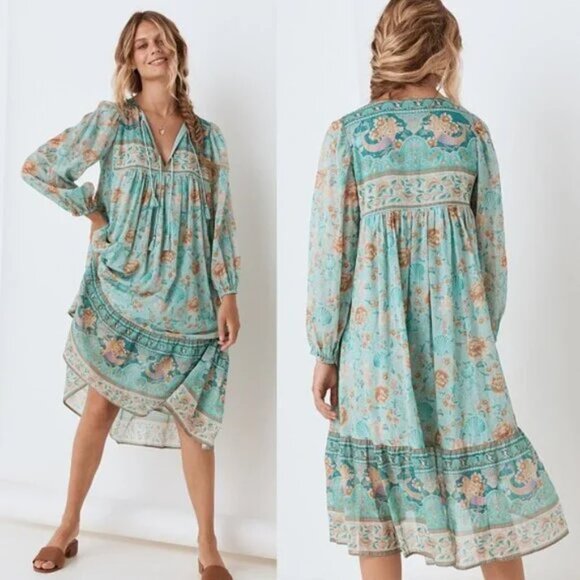 Spell & The Gypsy Seashell Boho Dress, XS - Picture 2 of 9